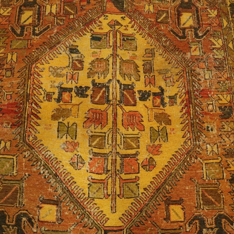 Handgewebter Kelim Perserteppich, 294 × 115 cm, Wolle