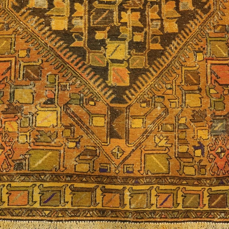 Handgewebter Kelim Perserteppich, 294 × 115 cm, Wolle