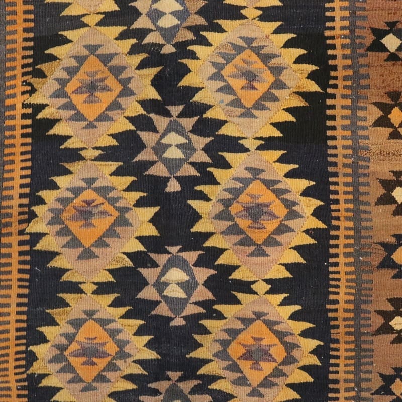 Handgewebter Kerman Kelim Perserteppich 327 × 148 cm