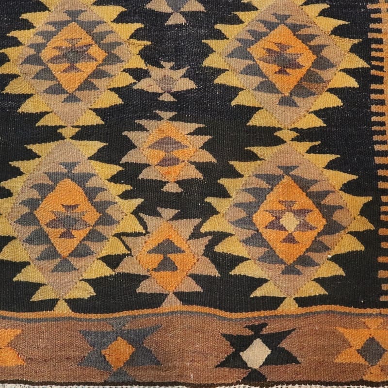 Handgewebter Kerman Kelim Perserteppich 327 × 148 cm