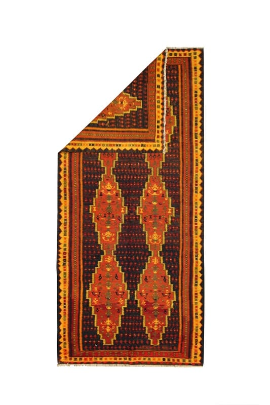 Kelim Perserteppich 278 × 125 cm aus Wolle, handgewebt
