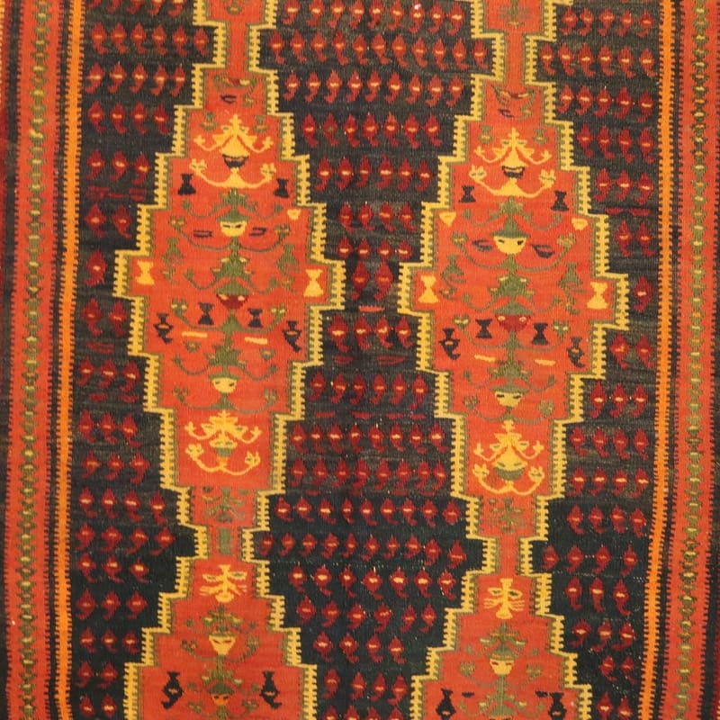 Kelim Perserteppich 278 × 125 cm aus Wolle, handgewebt