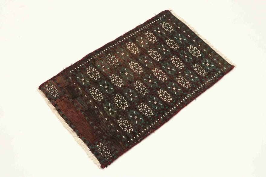 Handgewebter Kelim Perserteppich 92 × 55 cm