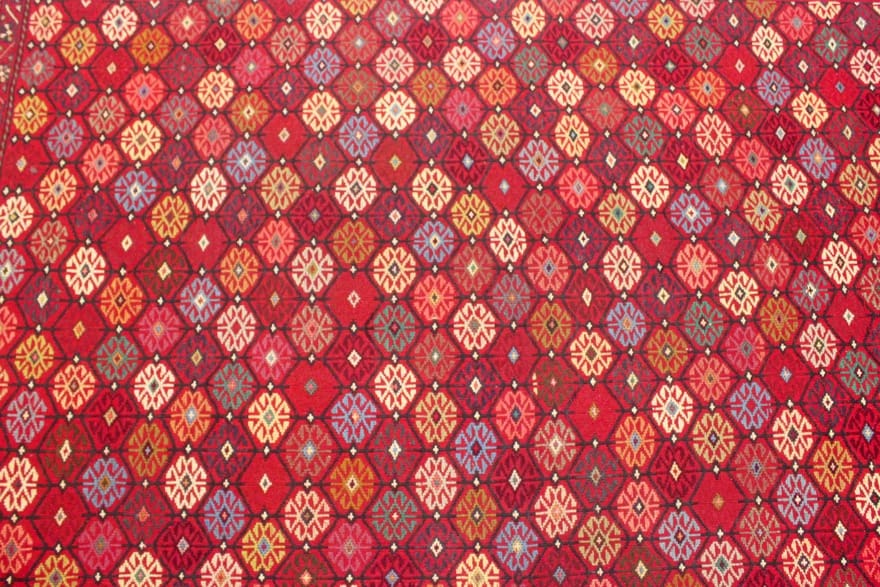 Handgewebter Kelim Perserteppich 190 × 128 cm