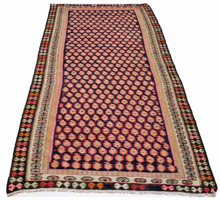 Antiker Kelim Perserteppich, 329 × 135 cm