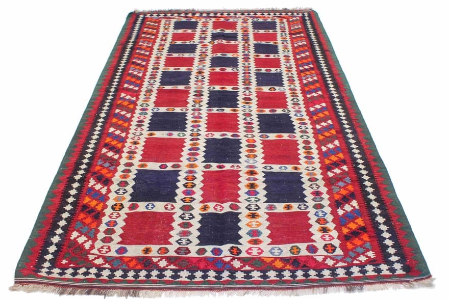 Kelim Perserteppich 303 × 163 cm aus Wolle, handgewebt