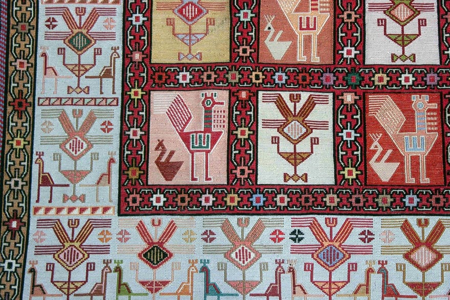 Handgewebter Kelim Perserteppich 196 × 123 cm