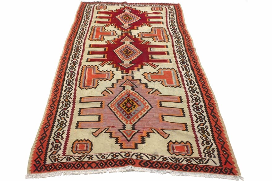 Kelim Perserteppich aus Iran, 283 × 151 cm