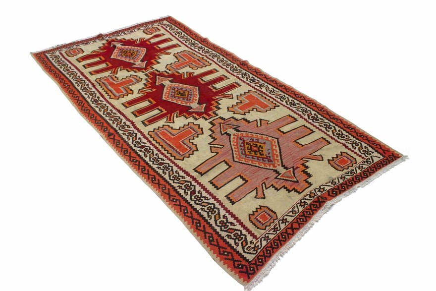 Kelim Perserteppich aus Iran, 283 × 151 cm