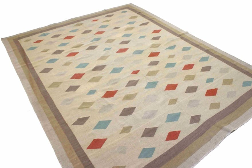 kelim-afghan-carpet-292x231-traditioneller-orientteppich-handgewebt-2 Kelim 290 × 230 cm aus Wolle, handgewebt