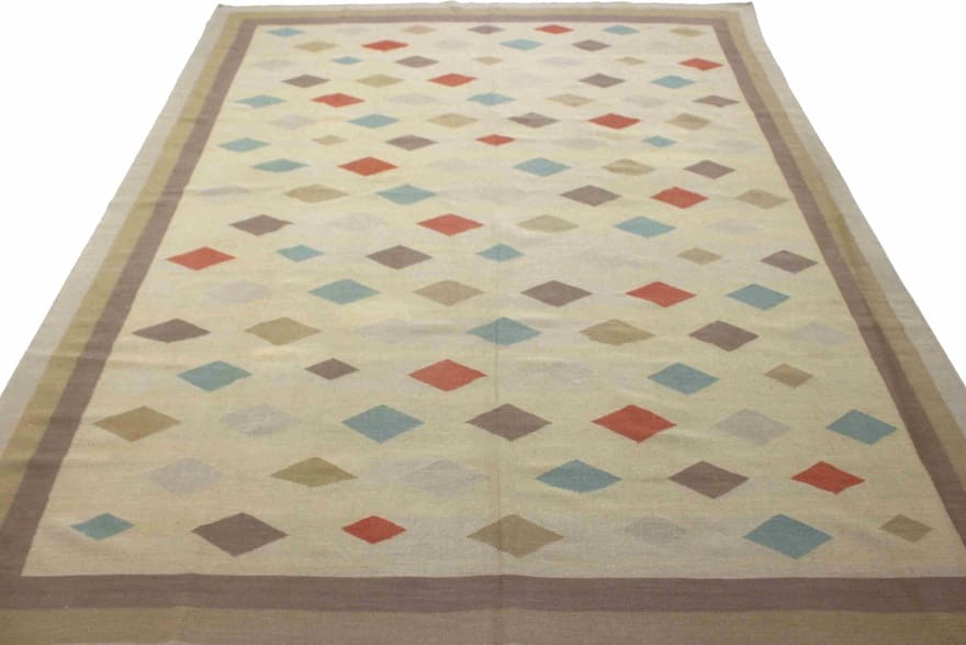 kelim-afghan-carpet-292x231-traditioneller-orientteppich-handgewebt-5 Kelim 290 × 230 cm aus Wolle, handgewebt