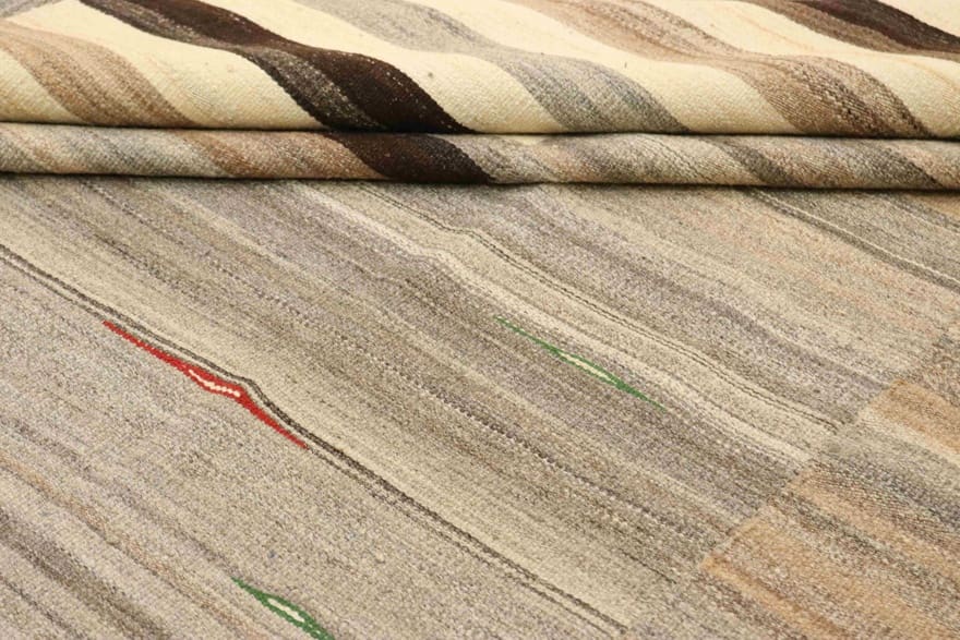 Kelim Perserteppich 242 × 182 cm aus Wolle, handgewebt