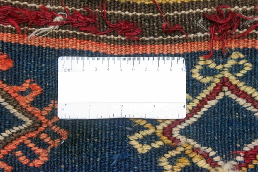 Antiker Bakhtiari Kelim Perserteppich aus Iran, 275 × 200 cm