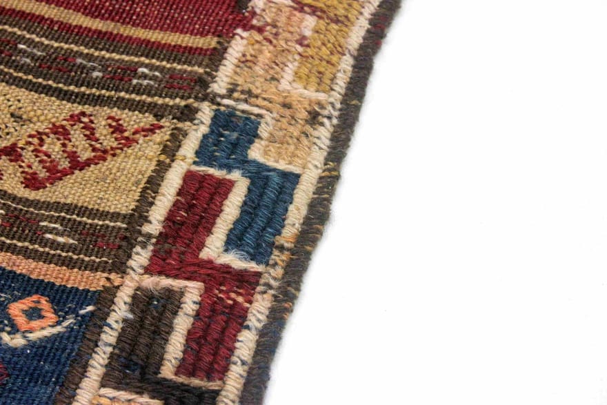 Antiker Bakhtiari Kelim Perserteppich aus Iran, 275 × 200 cm