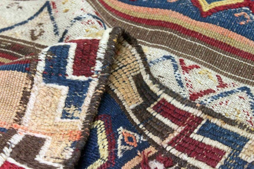 Antiker Bakhtiari Kelim Perserteppich aus Iran, 275 × 200 cm