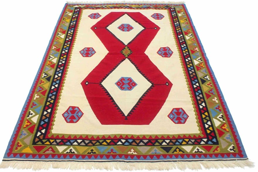 Handgewebter Kelim Perserteppich, 250 × 161 cm