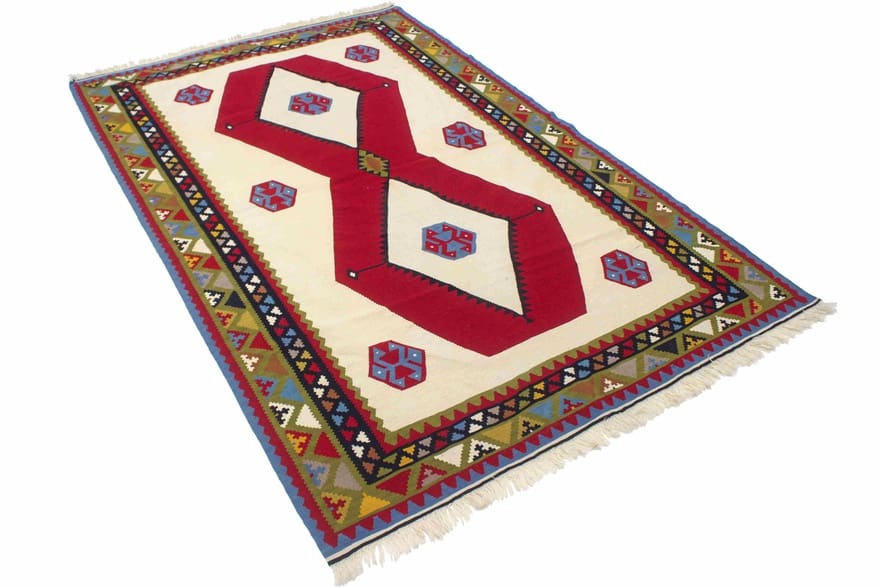 Handgewebter Kelim Perserteppich, 250 × 161 cm