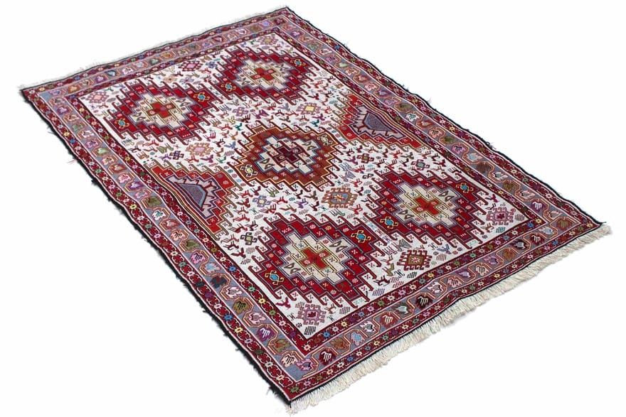 Handgewebter Kelim Perserteppich 142 × 98 cm