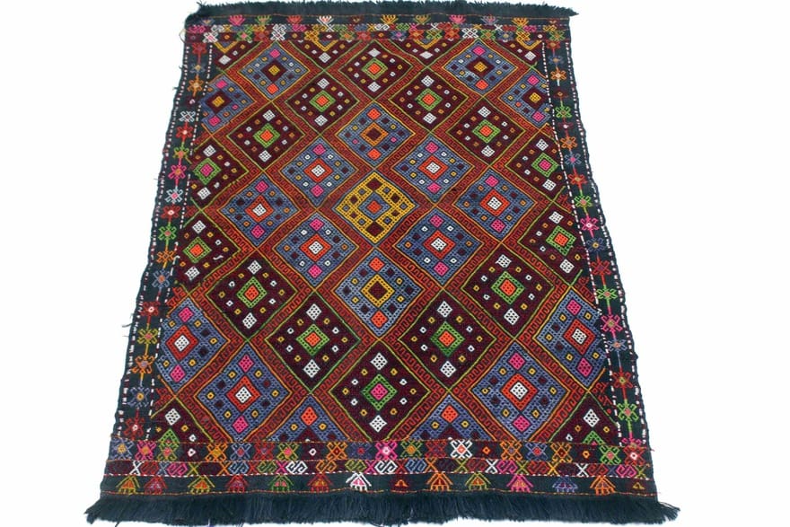 Kelim Perserteppich aus Iran, 145 × 85 cm