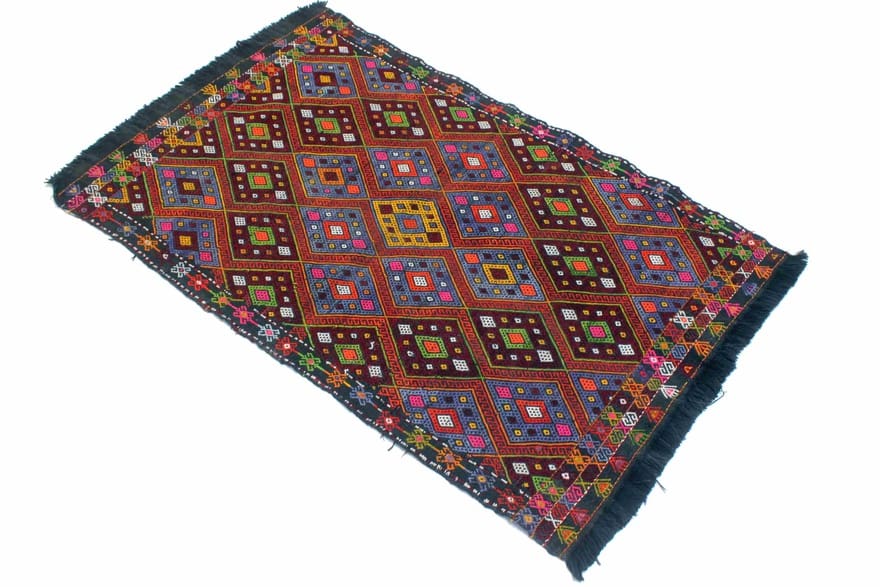 Kelim Perserteppich aus Iran, 145 × 85 cm