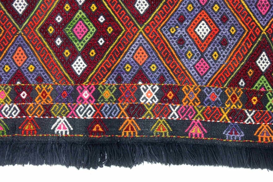 Kelim Perserteppich aus Iran, 145 × 85 cm