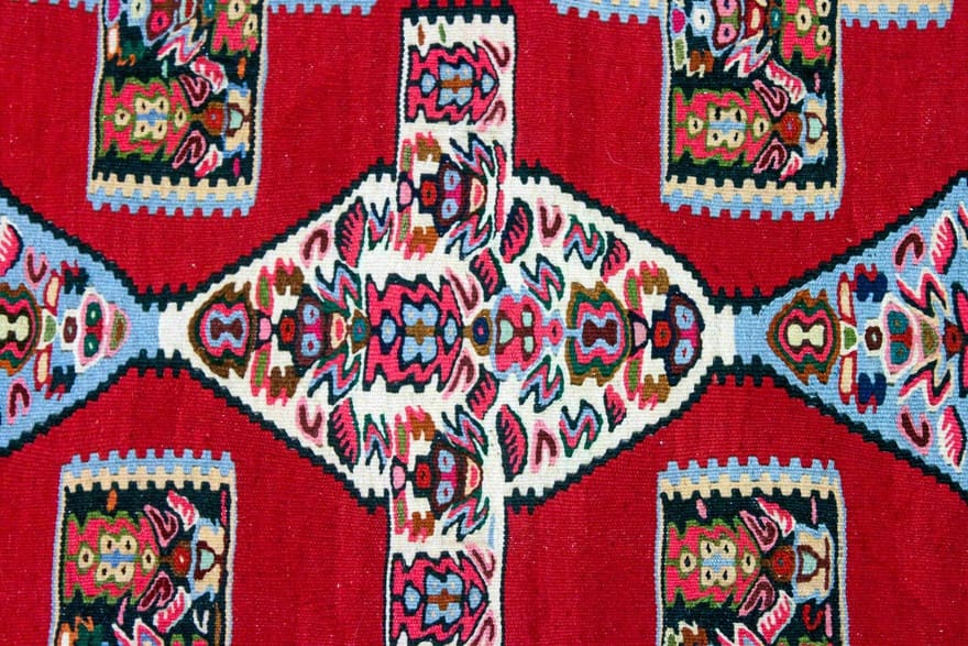 Kelim Perserteppich 168 × 125 cm aus Wolle, handgewebt