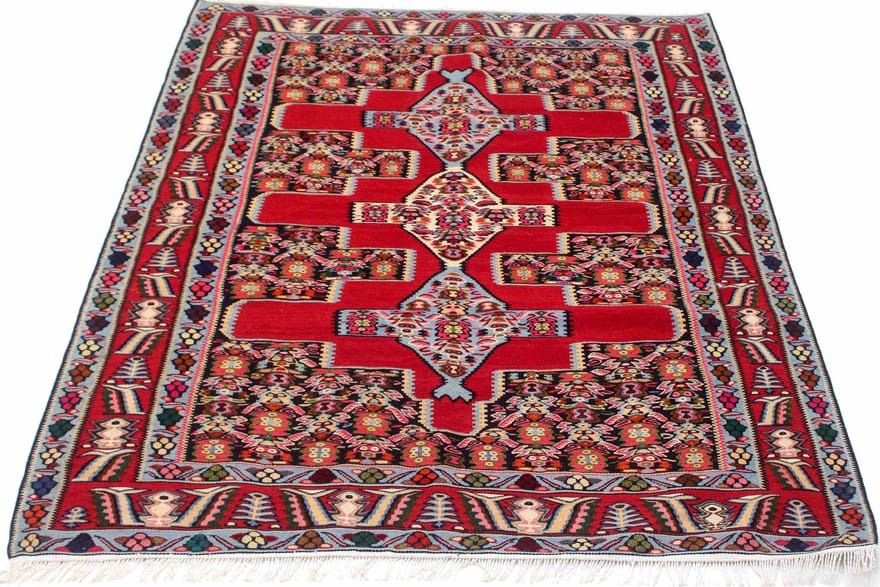 Kelim Perserteppich 168 × 125 cm aus Wolle, handgewebt