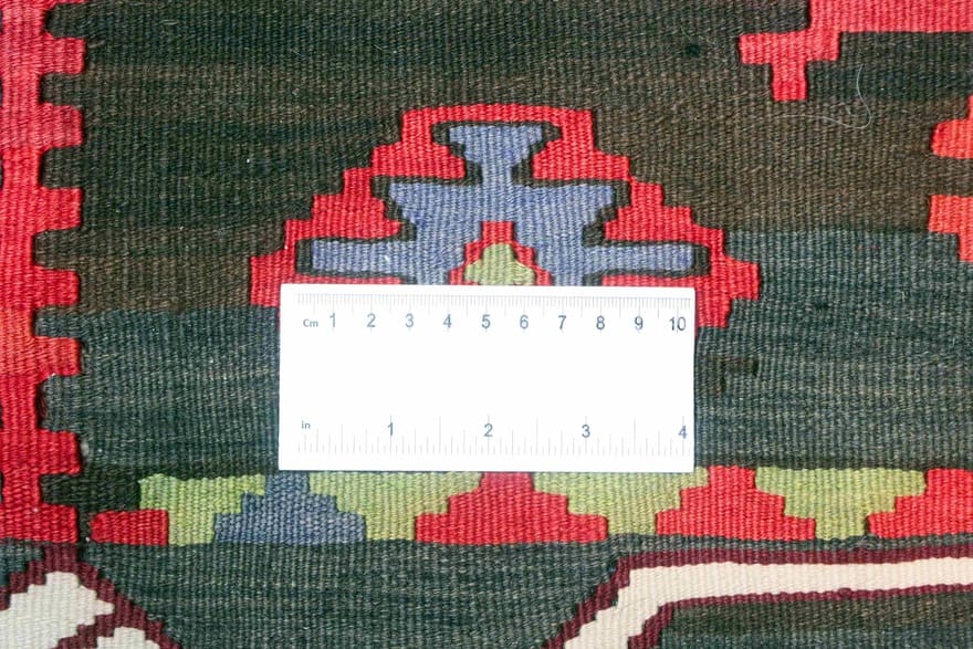 kelim-gaschgai-teppich-348x197-cm-handgewebt-orientteppich-1 Kelim Perserteppich 346 × 196 cm aus Wolle, handgewebt