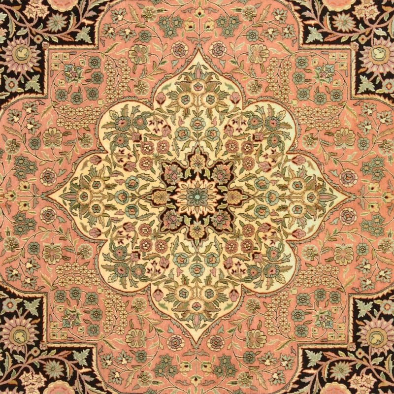 Handgeknüpfter Kashmir Orientteppich, 307 × 417 cm, Wolle