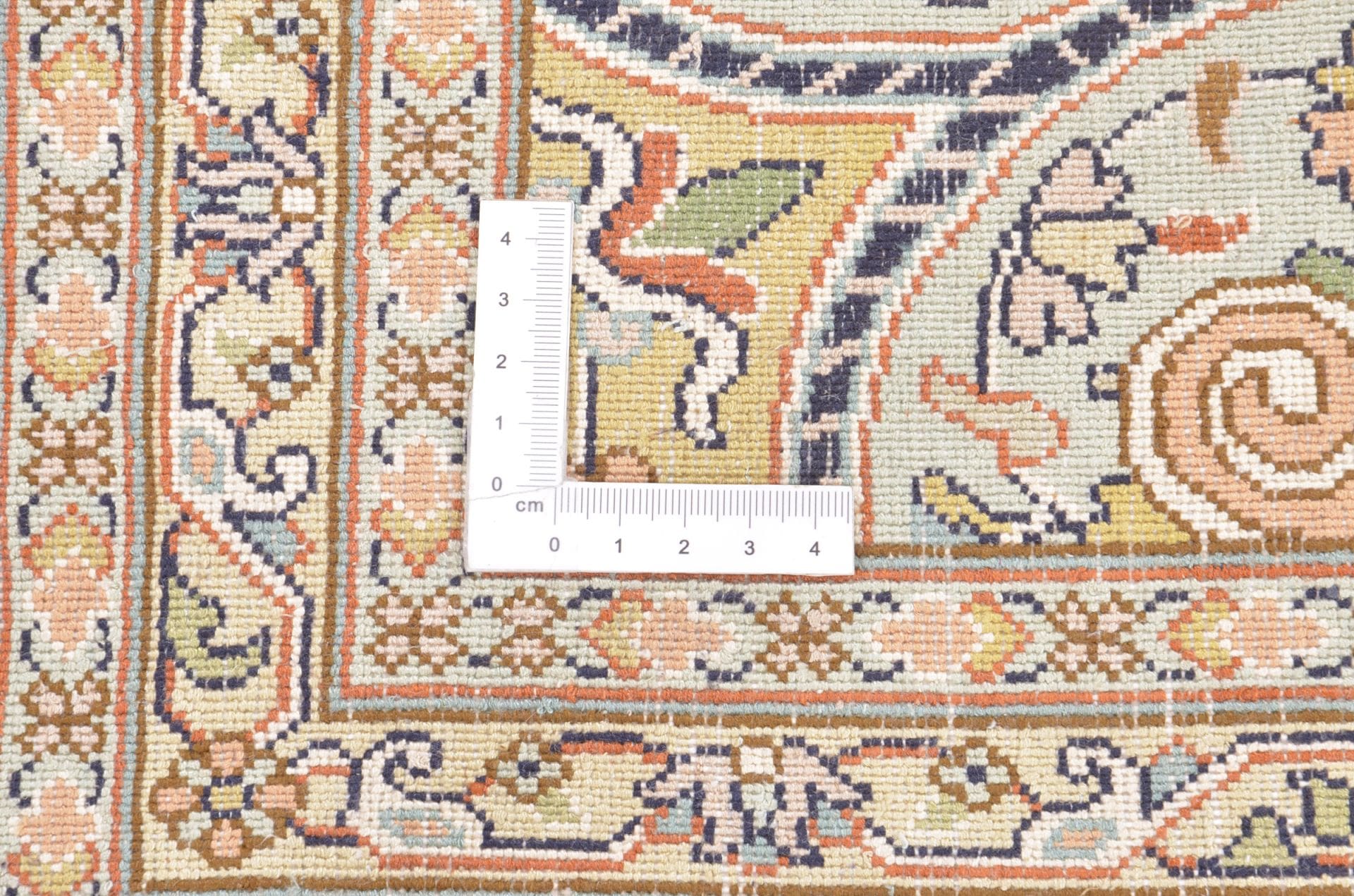Kashmir Orientteppich 184 × 284 cm aus Wolle & Seide, handgeknüpft