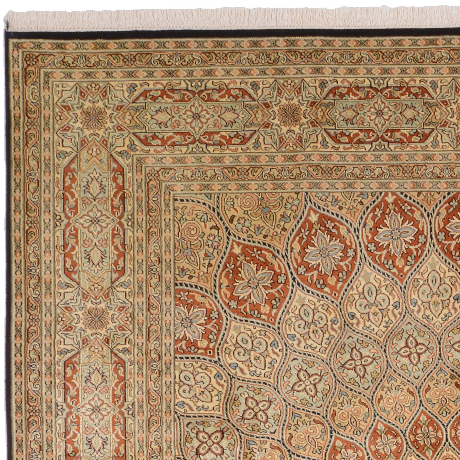 Handgeknüpfter Kashmir Orientteppich 193 × 285 cm