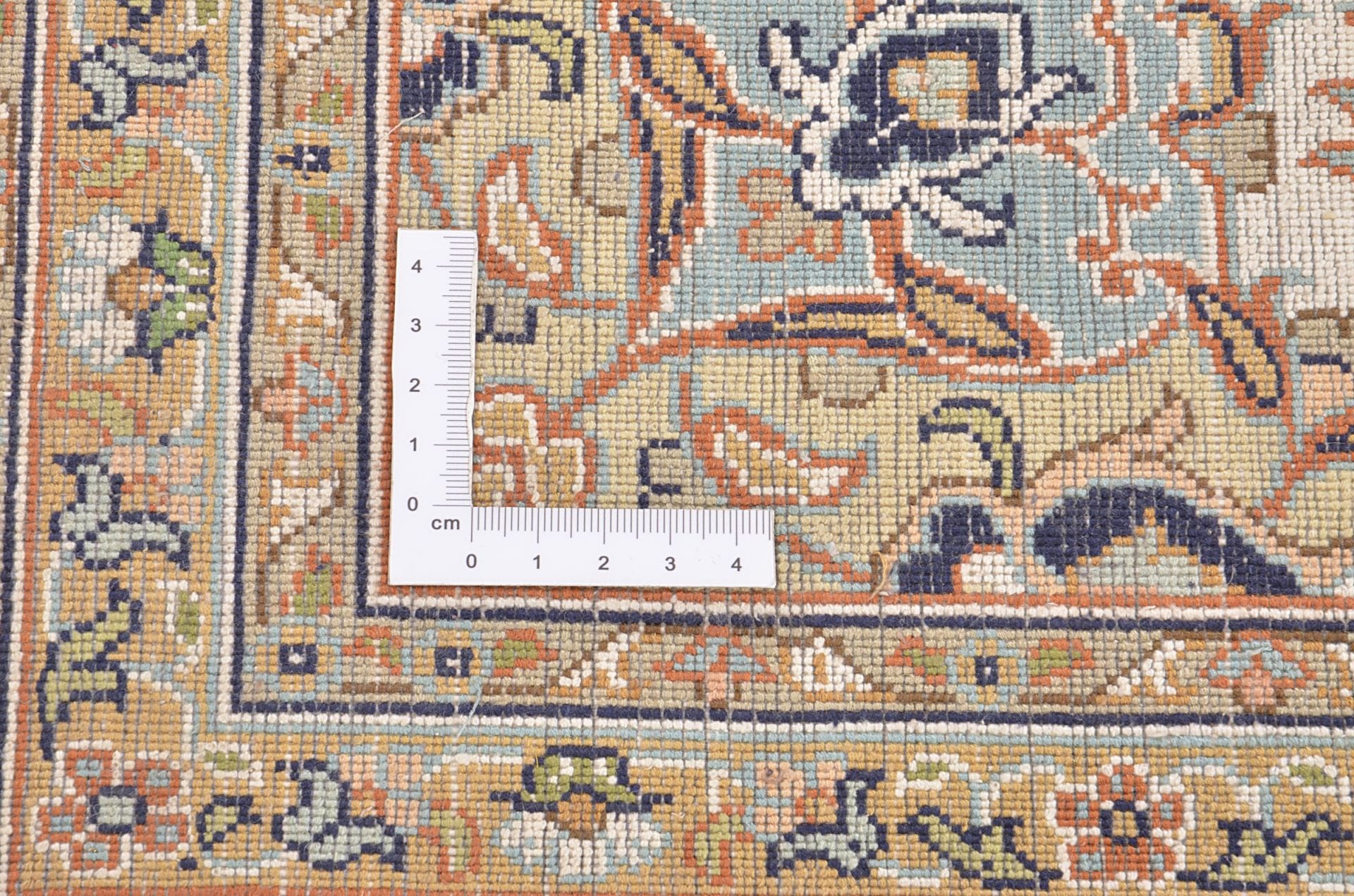 Handgeknüpfter Kashmir Orientteppich, 152 × 222 cm, Wolle & Seide
