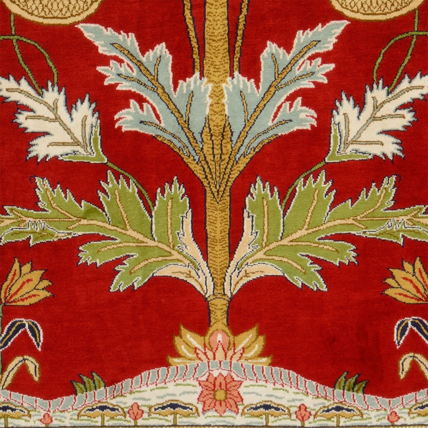Kashmir Orientteppich aus Indien, 128 × 190 cm