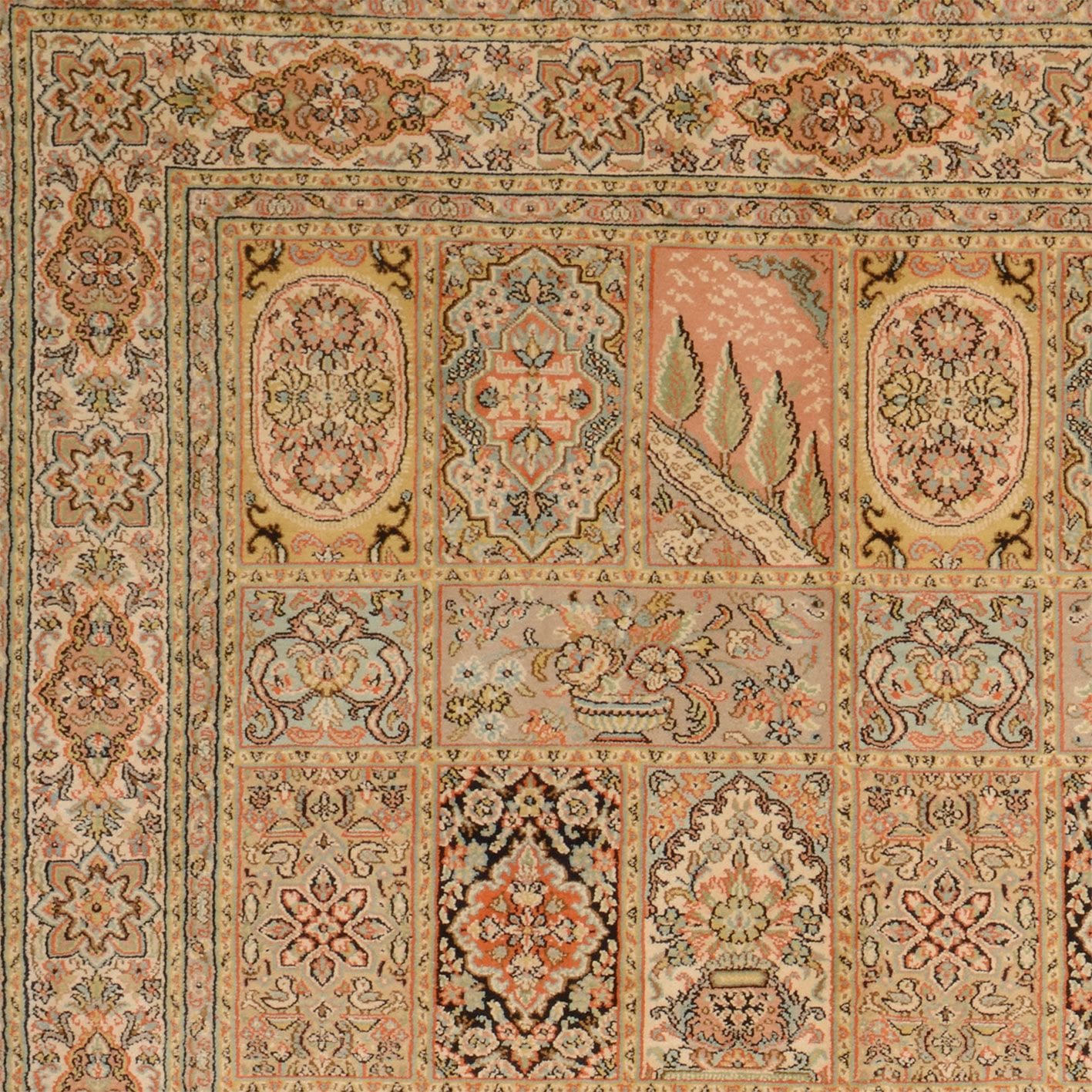 Handgeknüpfter Kashmir Orientteppich 123 × 183 cm