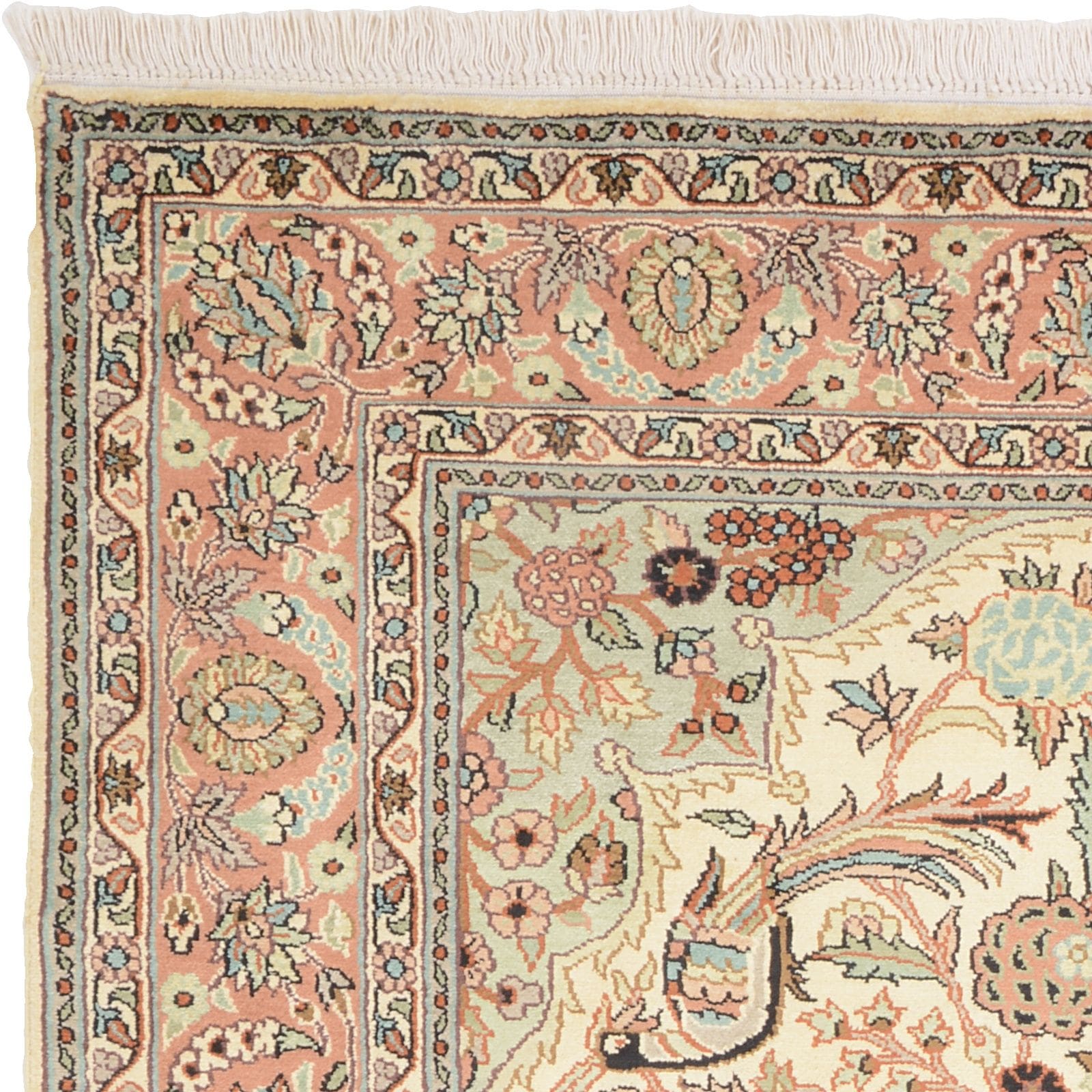 Kashmir Orientteppich aus Indien, 128 × 189 cm