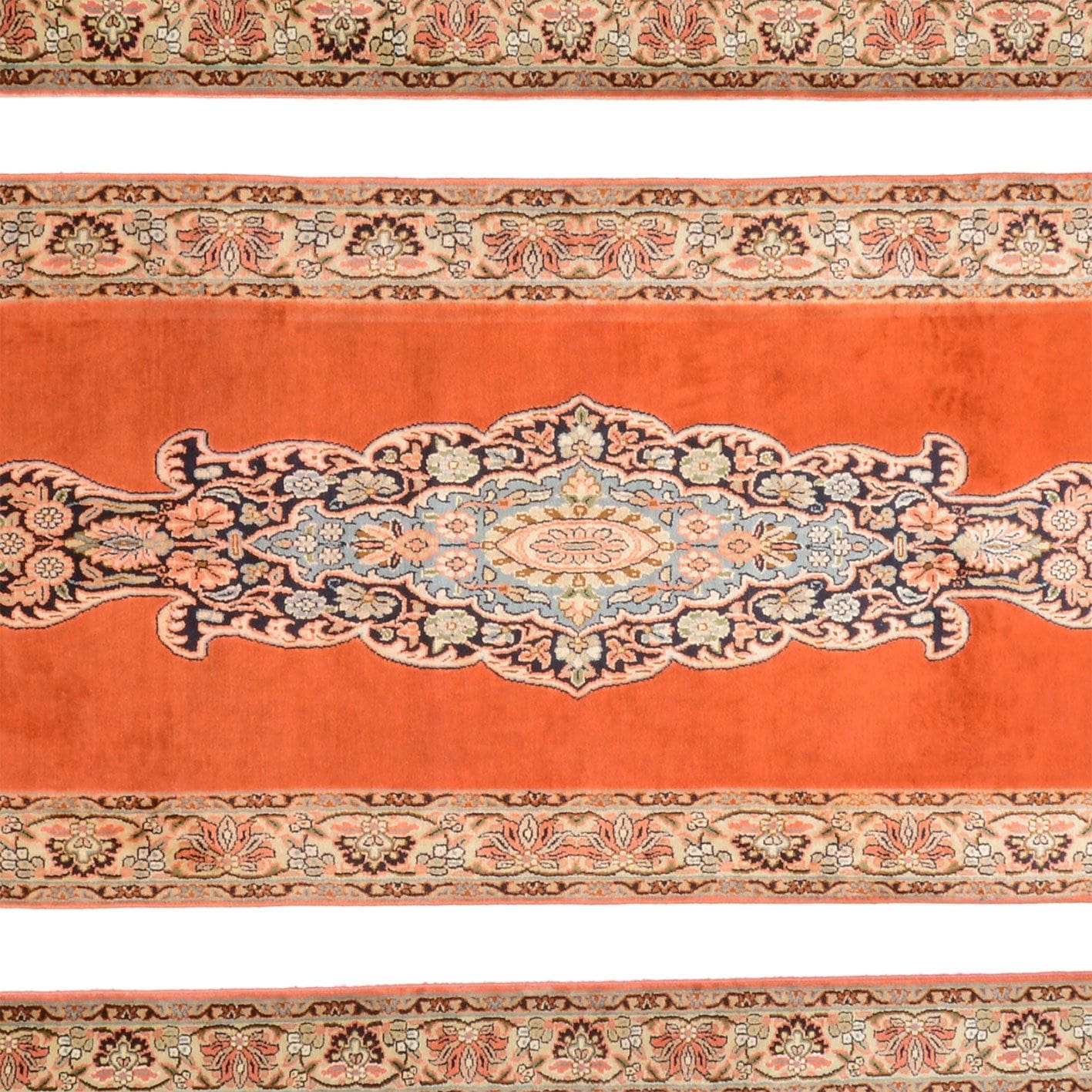 Kashmir Orientteppich aus Indien, 72 × 330 cm