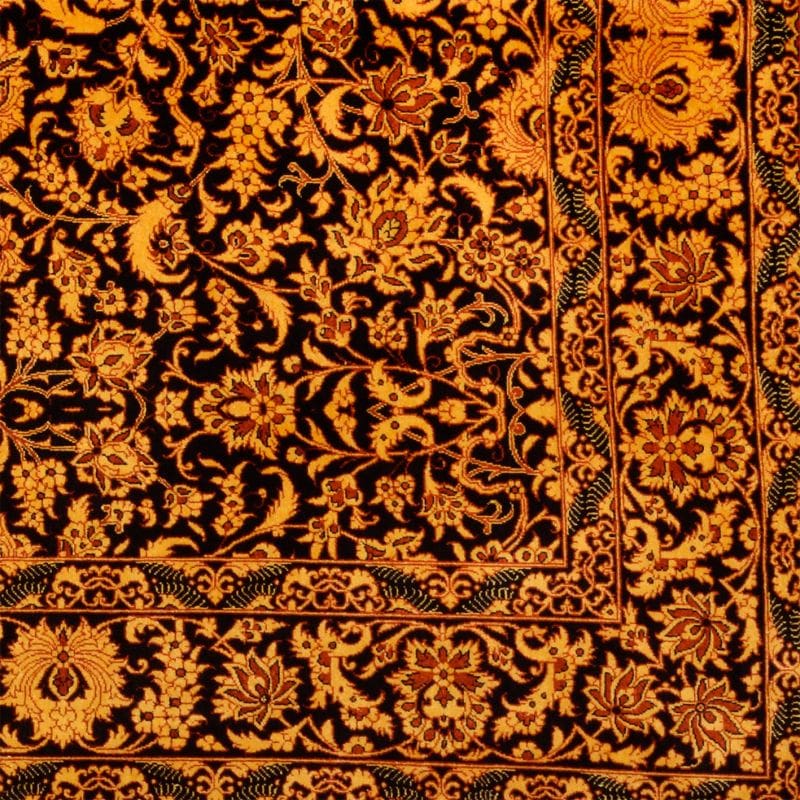 Handgeknüpfter Ghom Perserteppich 132 × 204 cm