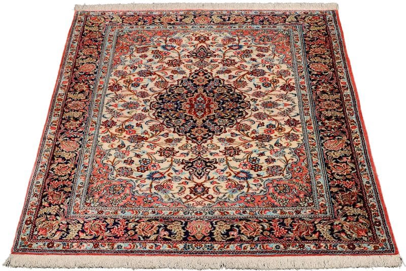 Ghom Perserteppich aus Iran, 105 × 148 cm