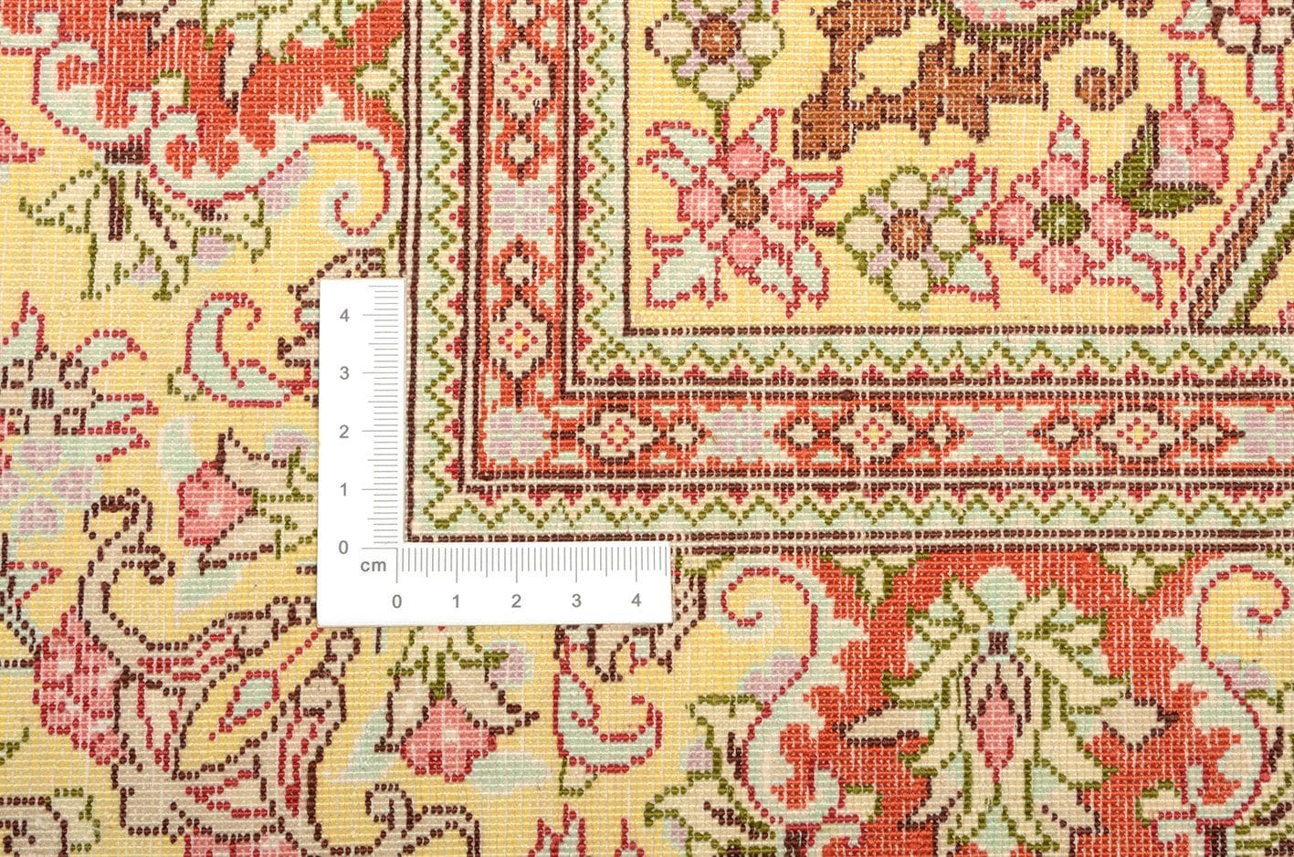 Ghom Perserteppich aus Iran, 102 × 151 cm
