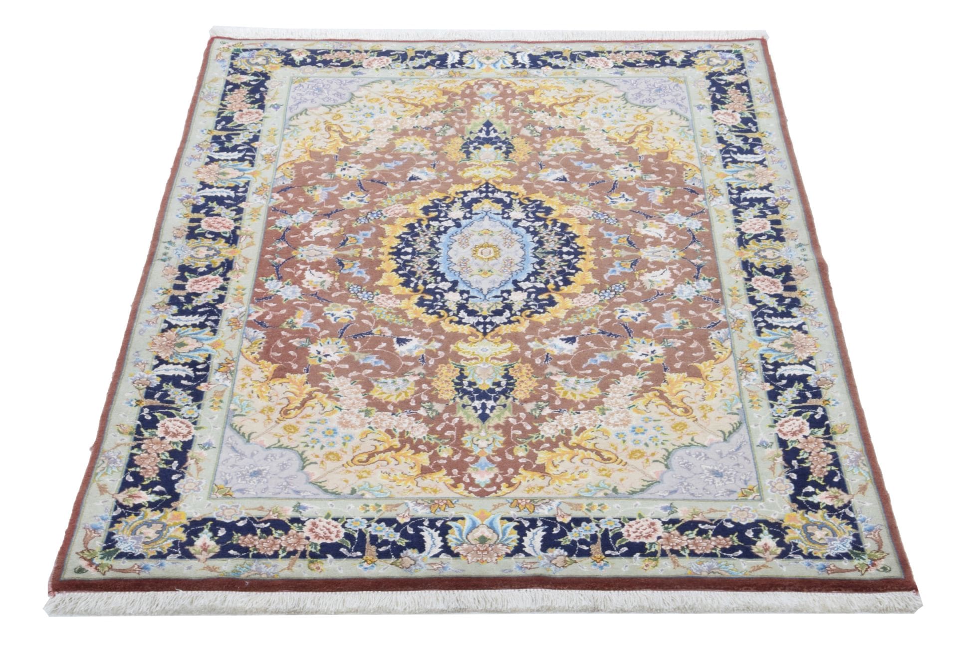 Täbriz Perserteppich aus Iran, 102 × 151 cm