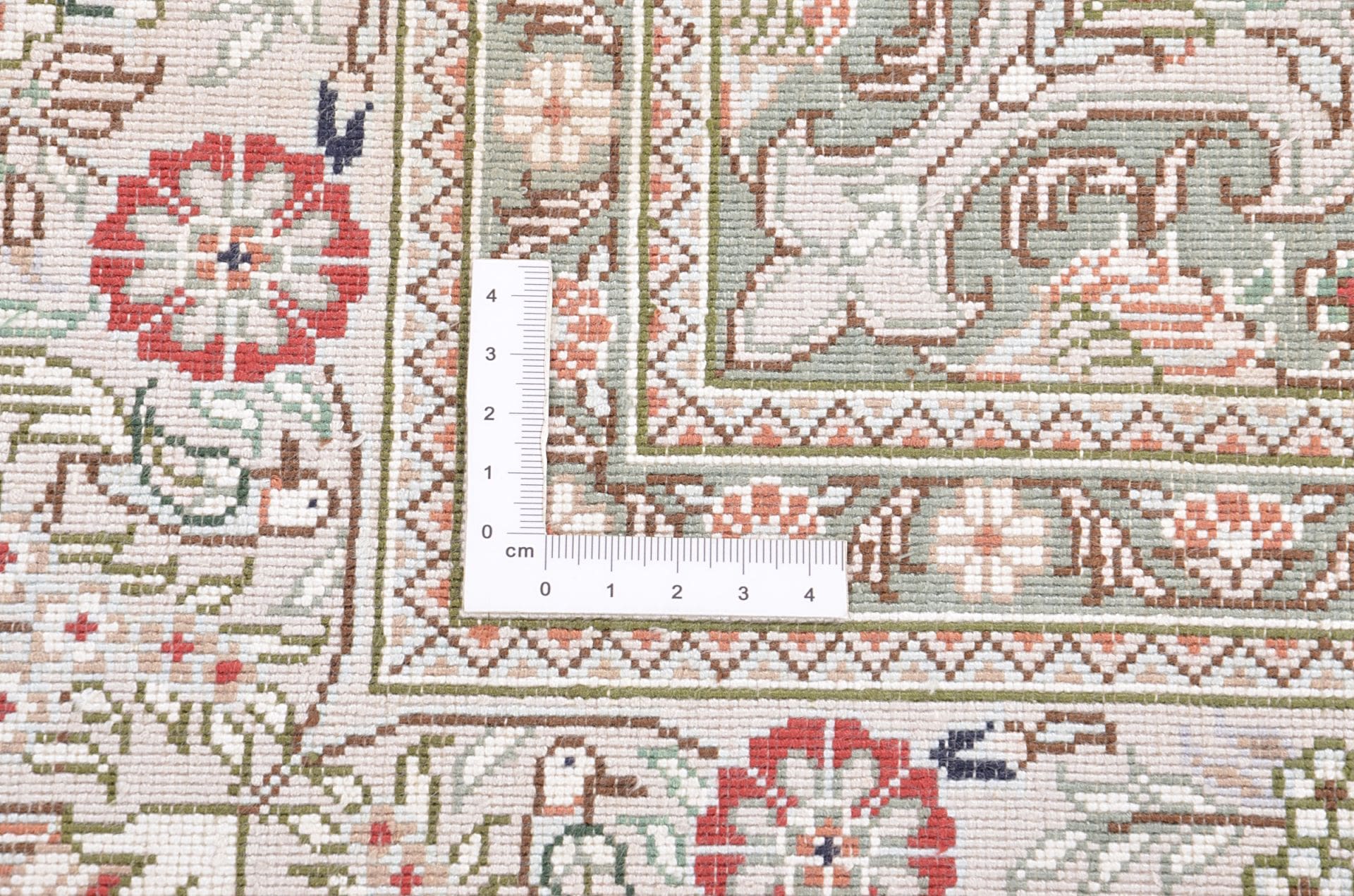 hereke-teppich-127-x-191cm-3000000-knoten-handgeknupft-3 Hereke Teppich 127 × 191 cm aus Wolle & Seide, handgeknüpft