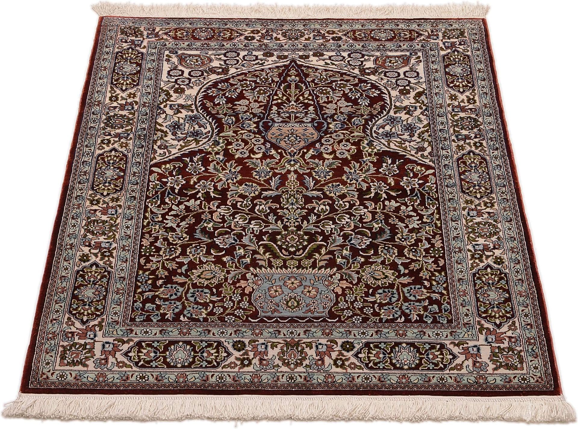 Handgeknüpfter Ghom Teppich 86 × 124 cm