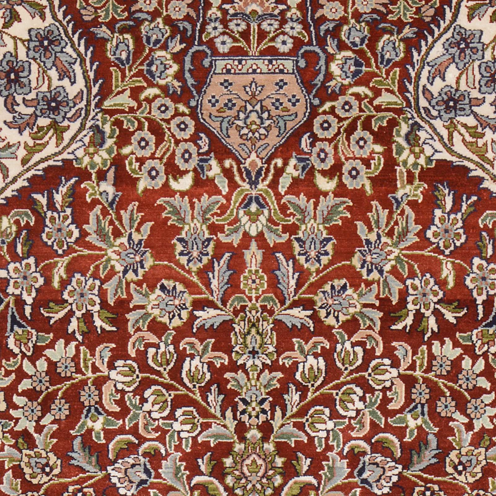 Handgeknüpfter Ghom Teppich 86 × 124 cm