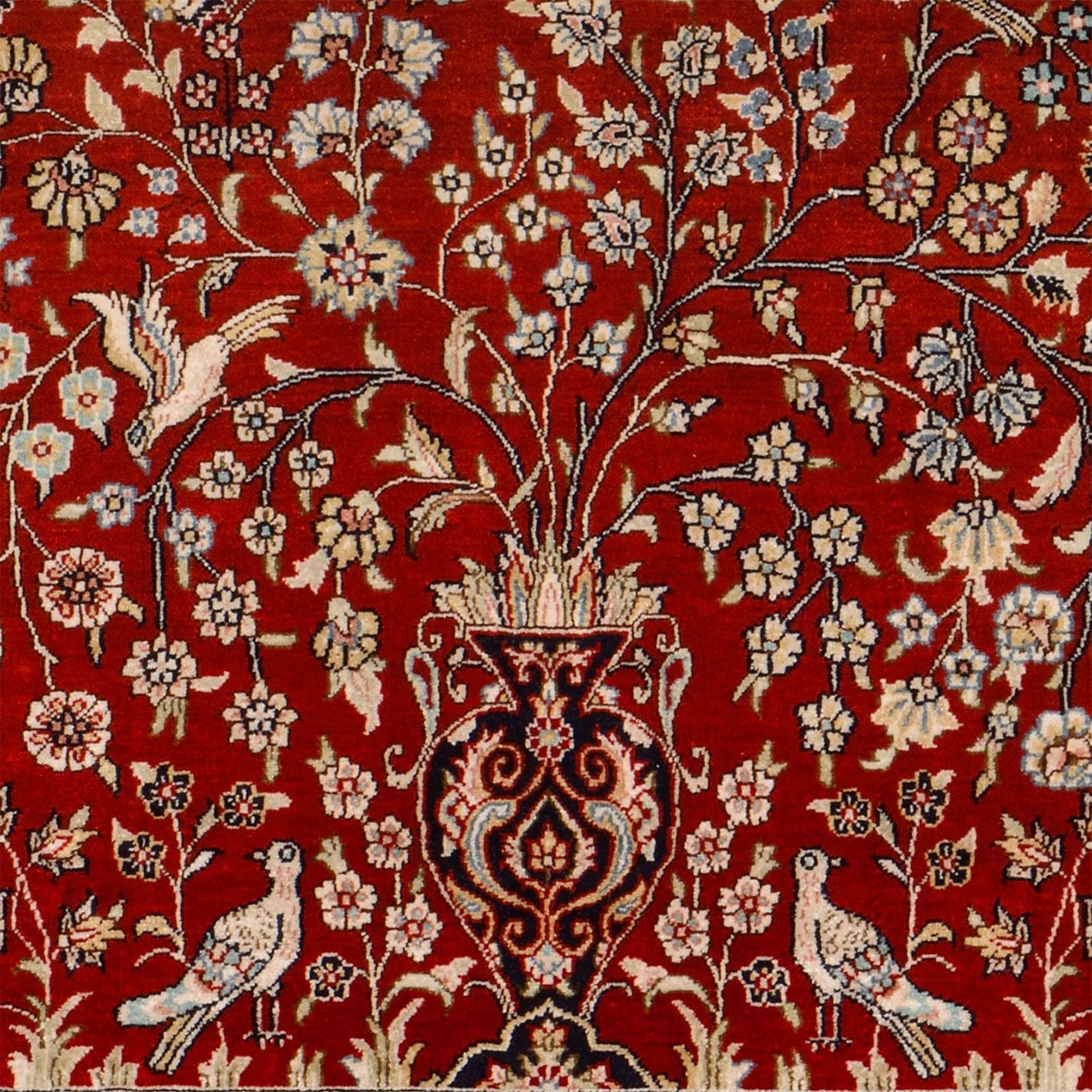 Hereke Teppich aus China, 82 × 121 cm