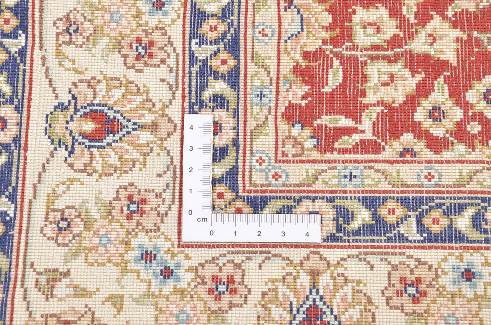 hereke-teppich-80-x-124-cm-3000000-knoten-seide-handgeknupft-3 Handgeknüpfter Hereke Teppich 80 × 124 cm