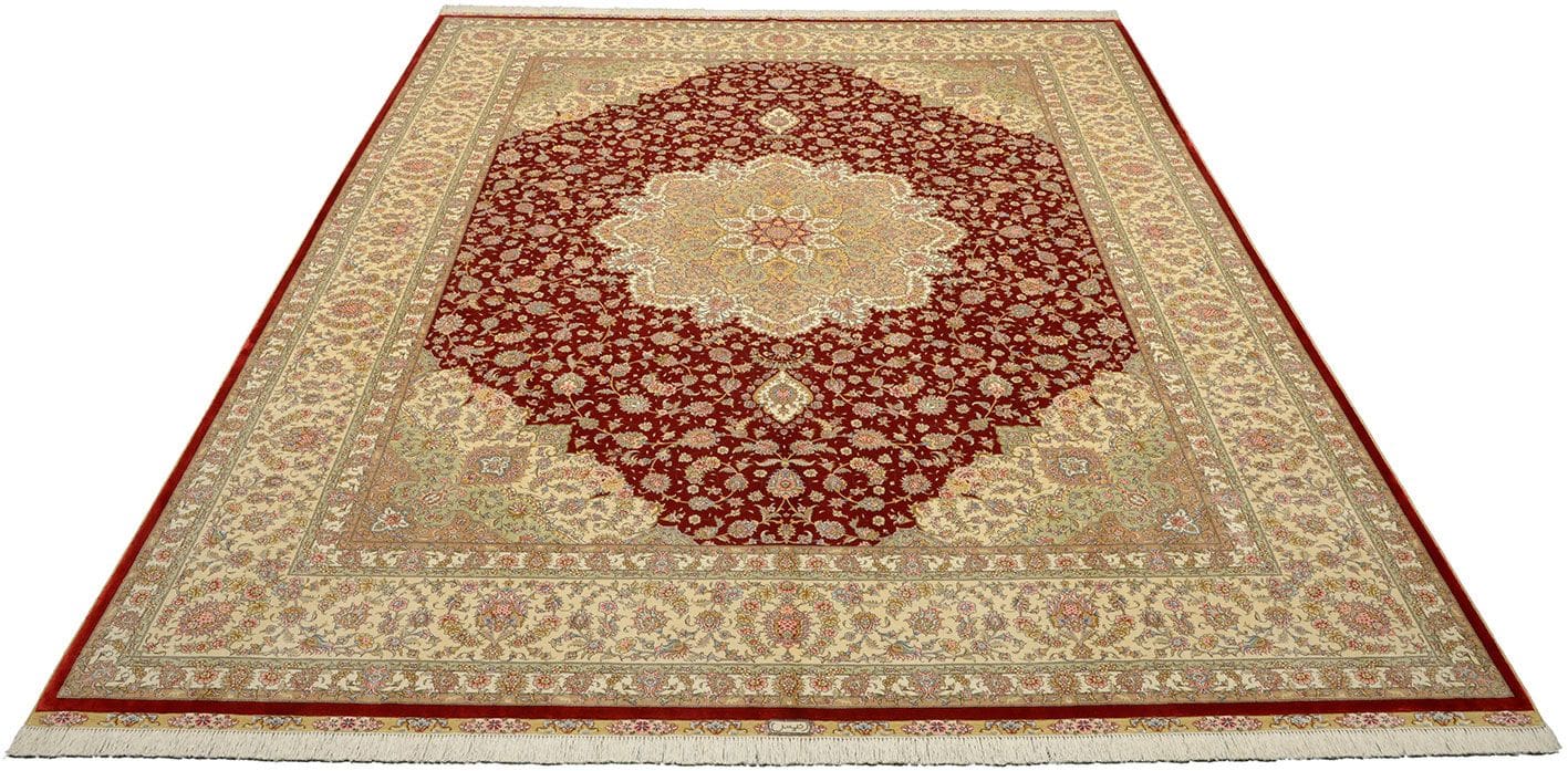 Handgeknüpfter Ghom Teppich 277 × 371 cm