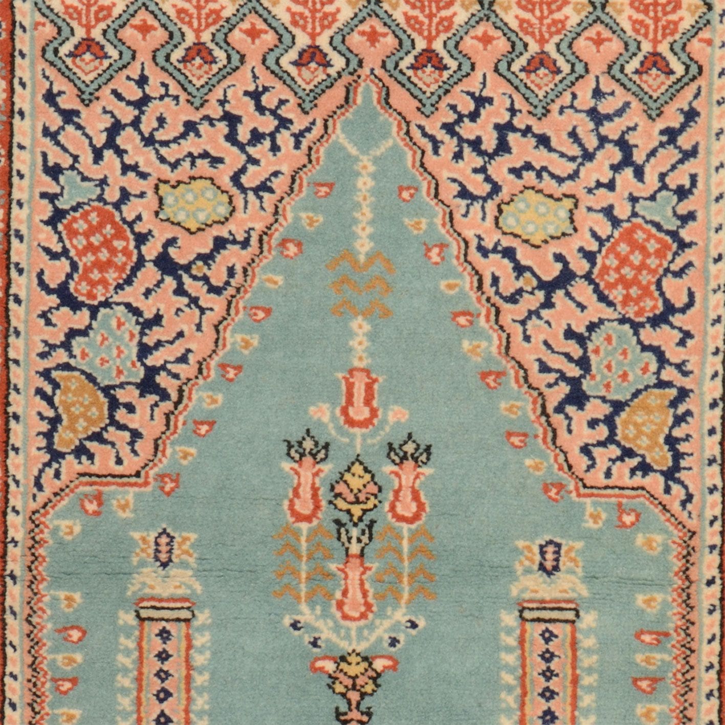 Handgeknüpfter Kayseri Orientteppich, 89 × 122 cm, Wolle
