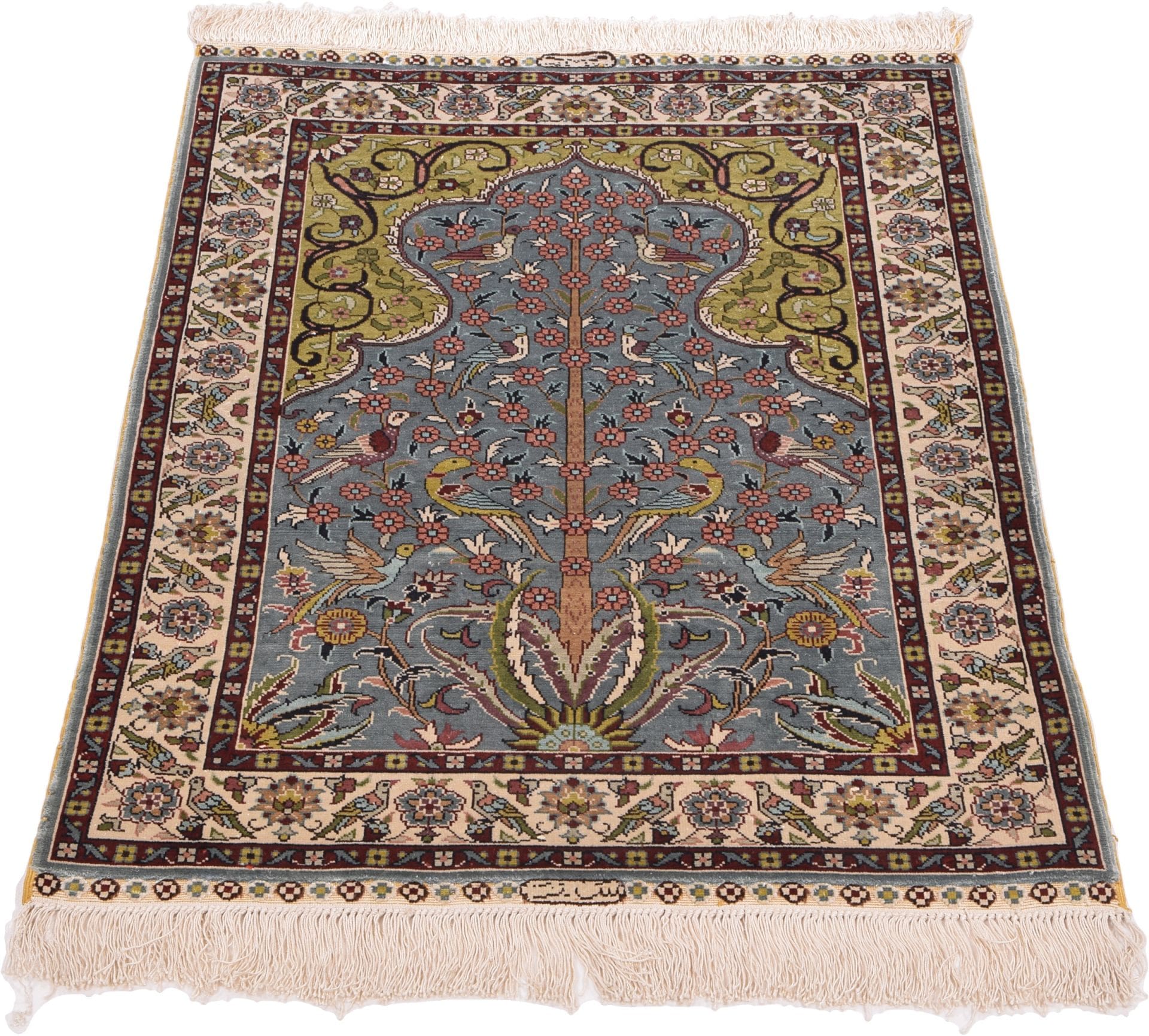 Handgeknüpfter Hereke Orientteppich 65 × 94 cm