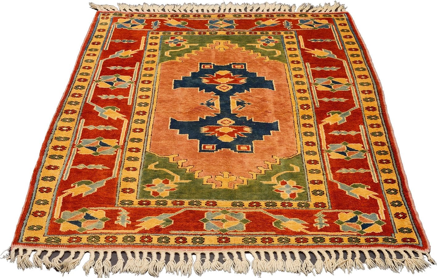Orientteppich 120 × 177 cm aus Wolle, handgeknüpft