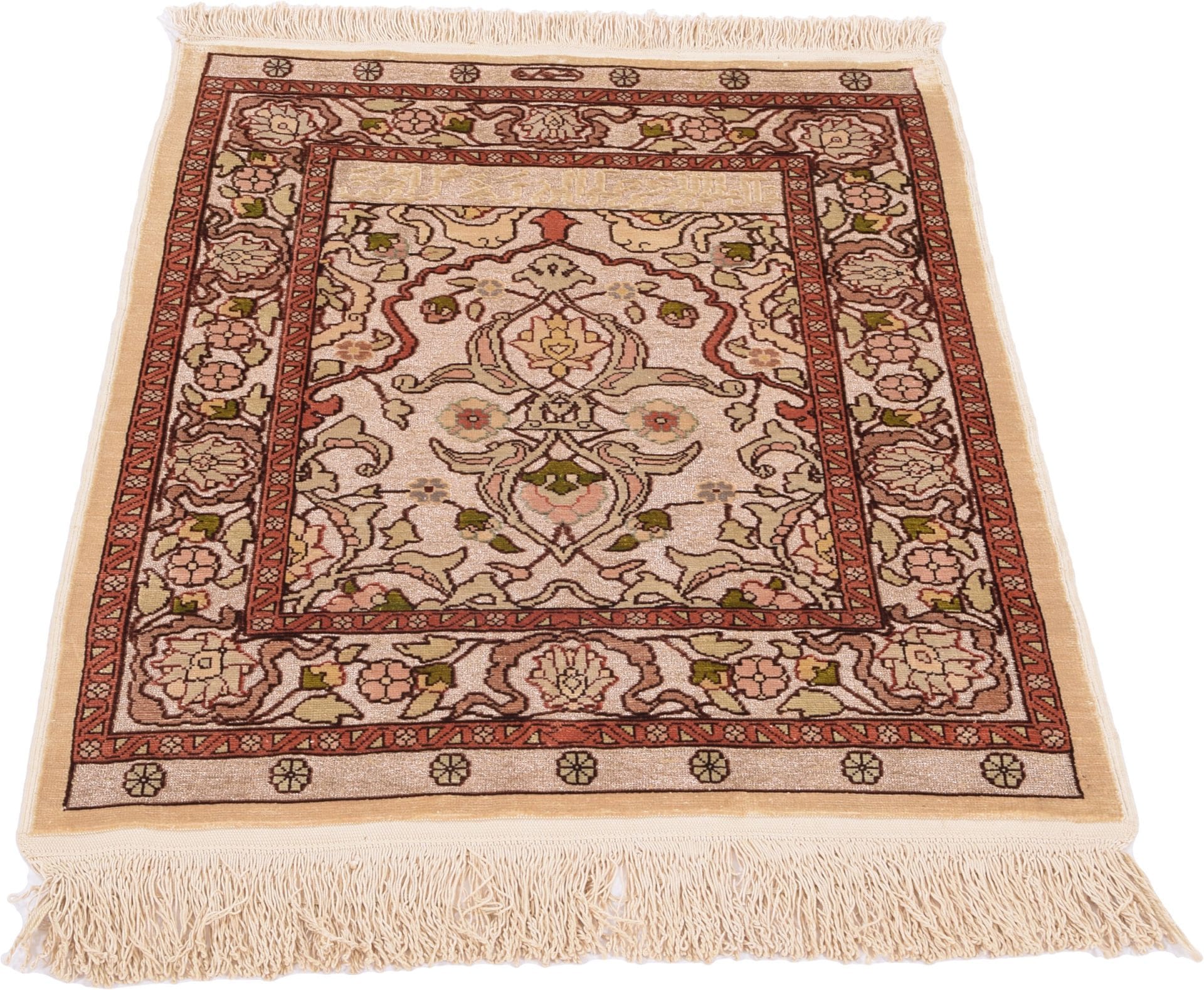 hereke-teppich-50-x-68cm-seide-600000-knoten-handgeknupft-1 Hereke Orientteppich 50 × 68 cm aus Seide, handgeknüpft